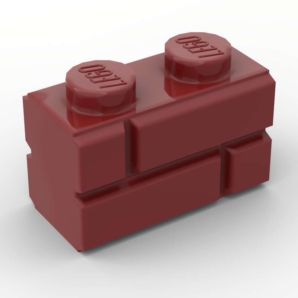 LEGO 1x2 Briques de mur surélevées vert sable 98283 NOUVEAU