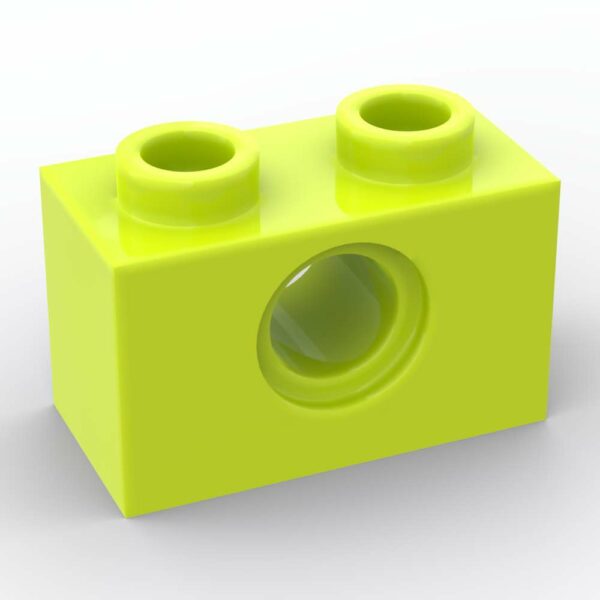 LEGO® Brique Technic 1 x 2 - 3700 - Lime